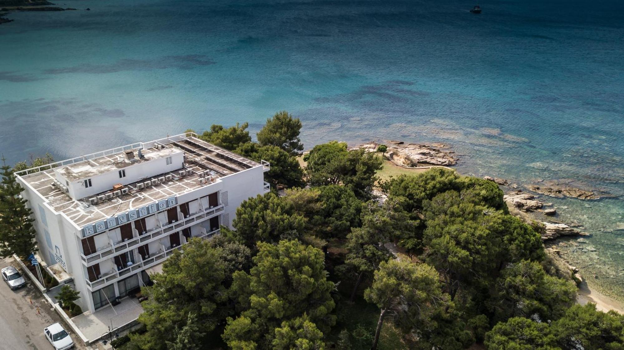 Karystion Hotel Каристос Екстериор снимка